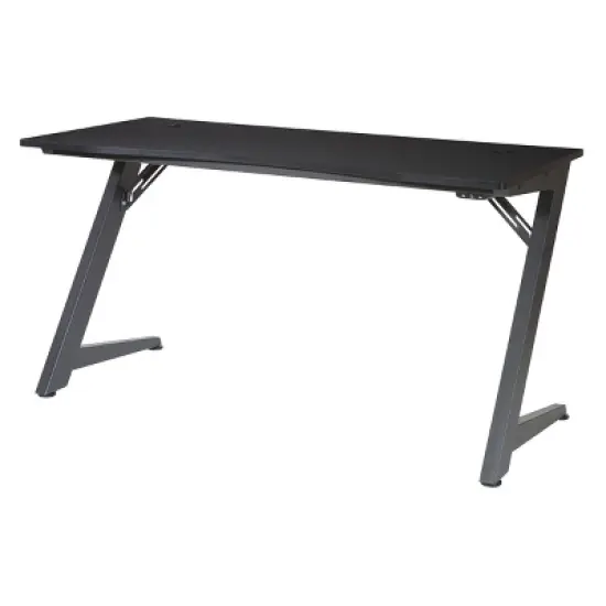 Beta Battlestation Gaming Desk Black - OSP Home Furnishings image {1}