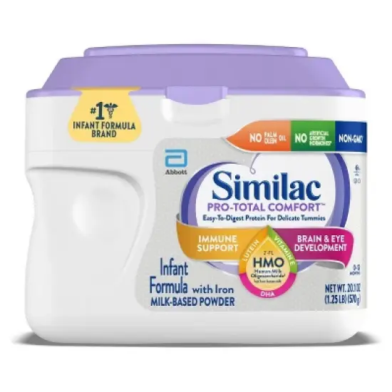 Similac Pro-Total Comfort Non-GMO Powder Infant Formula image {5}
