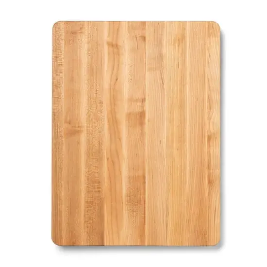 John Boos Small Chop-N-Slice Maple Wood Cutting Board for Kitchen, Reversible Edge Grain Square Butcher Boos Block image {11}