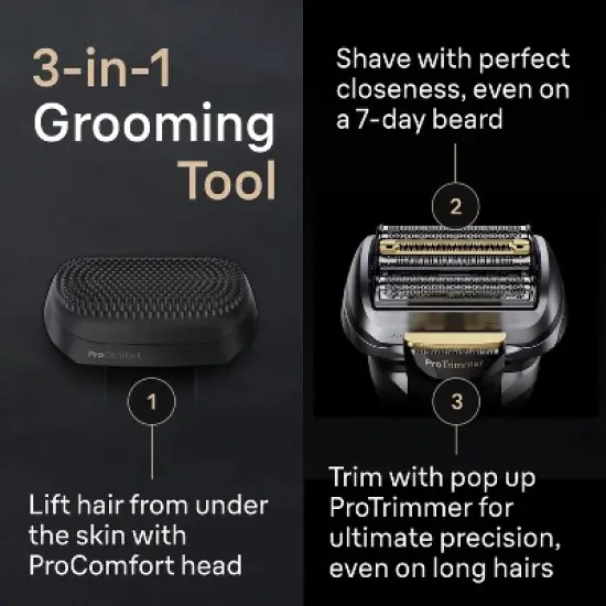 Braun Series 9 PRO+ Electric Shaver - Silver image {3}