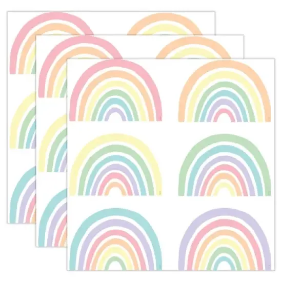 Teacher Created Resources&reg; Pastel Pop Rainbows Accents, 30 Per Pack, 3 Packs image {3}