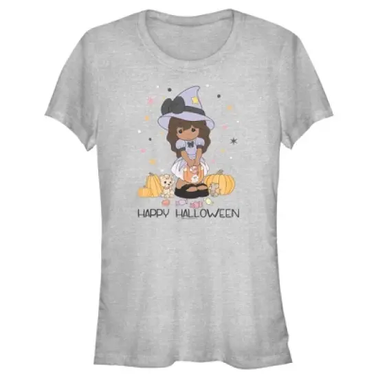 Junior's Precious Moments Happy Halloween Little Witch T-Shirt image {3}