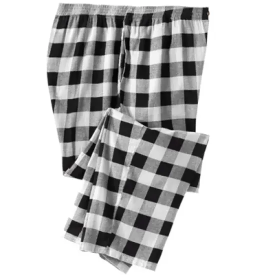 KingSize Men's Big & Tall Flannel Plaid Pajama Pants Pajama Bottoms image {5}