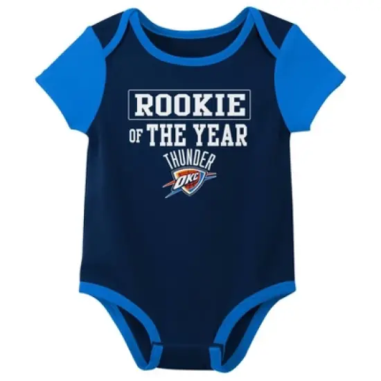 NBA Oklahoma City Thunder Baby Boys' Bodysuit 3pk Set image {3}