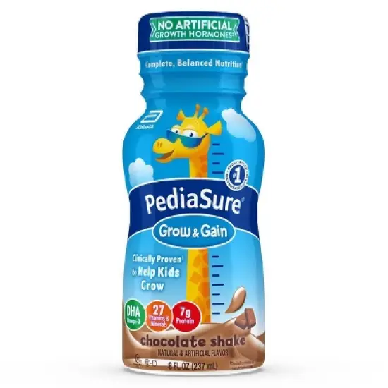 PediaSure Grow & Gain Kids' Nutritional Shake Chocolate - 6 ct/48 fl oz image {5}