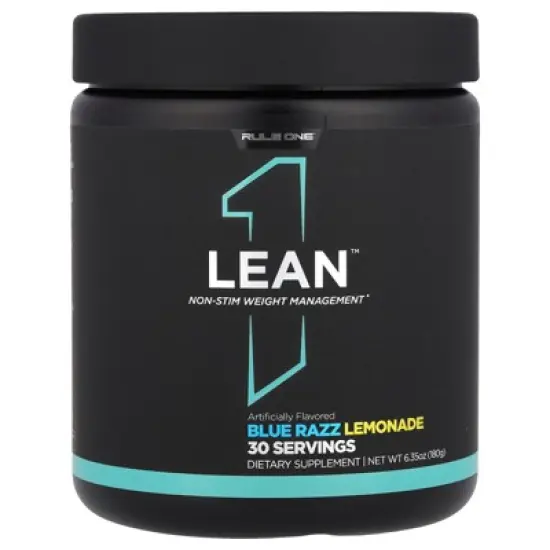 Rule One Proteins Lean&trade;, Non-Stim Weight Management, Blue Razz Lemonade, 6.35 oz (180 g) image {3}