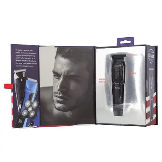 Barbasol LED Display Rechargeable Battery Trimmer with Turbo Boost and 3 Guide Combs Blade - 12ct image {3}