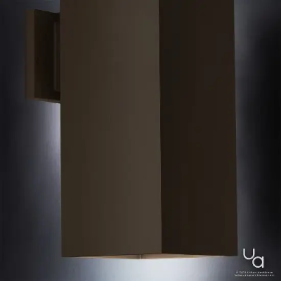 Urban Ambiance Luxury Minimalist Outdoor Wall Light,  18"H x 6"W,  Olde Bronze Finish, UHP1111 image {3}