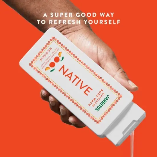 Native Body Wash for Women & Men - Limited Edition Jarritos - Mandarin - 18 fl oz image {4}