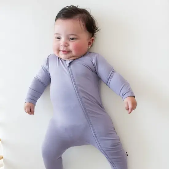 Kyte Baby Zippered Footie in Taro image {1}