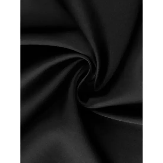 cheibear Women's Satin Robe Feather Trim Bridesmaid Bathrobe Mesh Long Sleeve Bridal Party Sleepwear image {4}