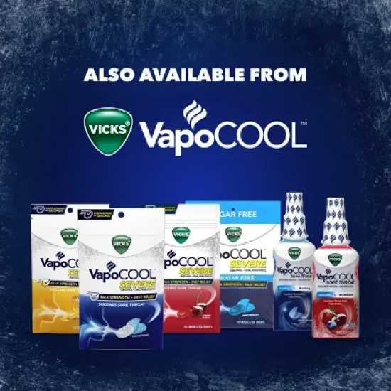 Vicks VapoCOOL Severe Medicated Cough Drops - Menthol - 45ct image {11}