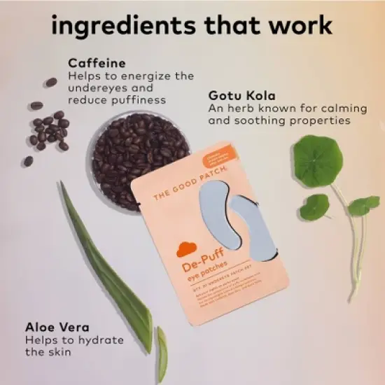 The Good Patch De-Puff Hydrogel Undereye Patch Set image {2}