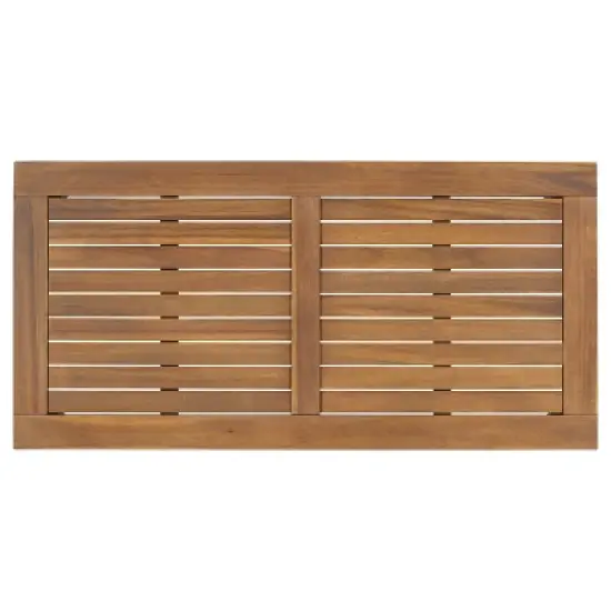 Christopher Knight Home Pendry 4 Piece Outdoor Acacia Wood Chat Set with Water Resistant Cushions image {8}