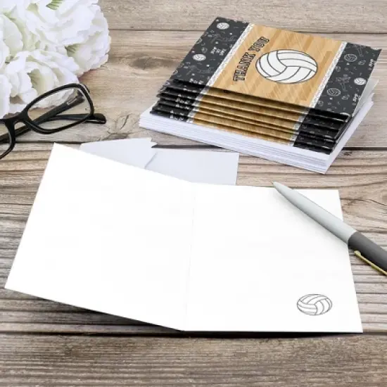 Big Dot of Happiness Bump, Set, Spike - Volleyball - Baby Shower or Birthday Party Thank You Cards (8 count) image {3}