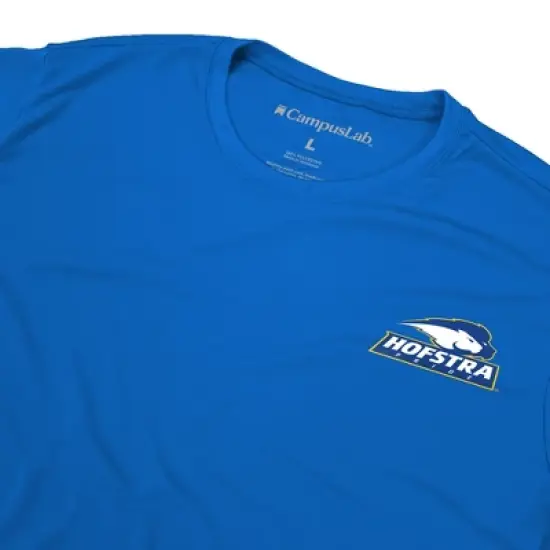 Men's Campus Lab Hofstra University Men's Sport Active T-Shirt Left Chest Logo image {4}