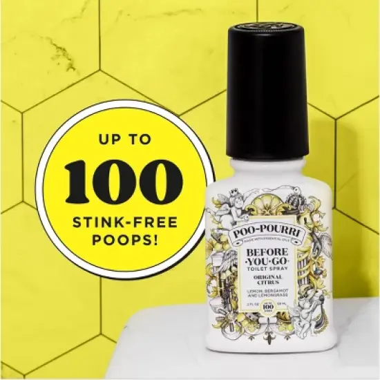 Poo-Pourri Before-You-Go Original Citrus, Lemon, Bergamot and Lemongrass Toilet Spray image {11}