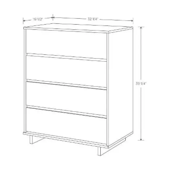 Modern 4 Drawer Dresser - Room Essentials&trade; image {6}