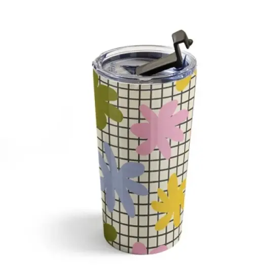 Alisa Galitsyna Playful Flowers20 oz Stainless Steel Travel Mug - Deny Designs image {1}