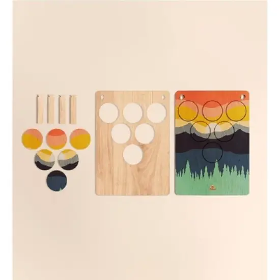 Sunset Cornhole Pong Game image {1}