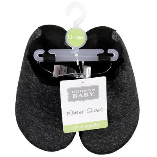 Hudson Baby Infant and Toddler Water Shoes for Sports, Yoga, Beach and Outdoors, Heather Charcoal image {1}