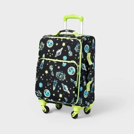 Kids' Softside Carry On Spinner Suitcase Space - Cat & Jack&trade;️ image {4}