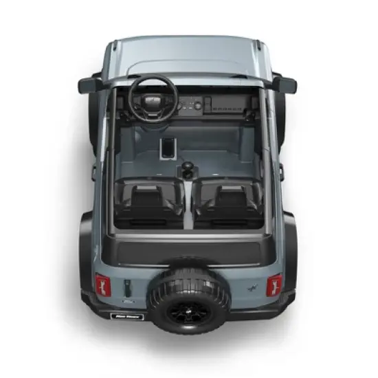 Kid Trax 12V Ford Bronco Powered Ride-On - Gray image {7}