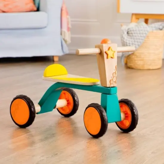 B. toys Wooden Toddler Bike Smooth Rider image {3}