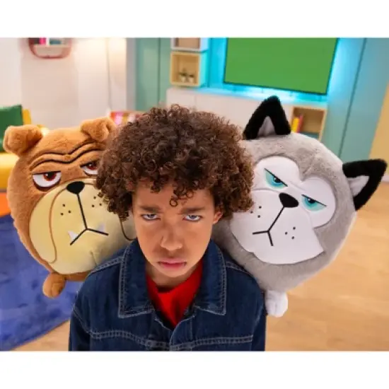 Hangry Petz: Cooper Husky - 12" Grey & White Animal Plush image {7}