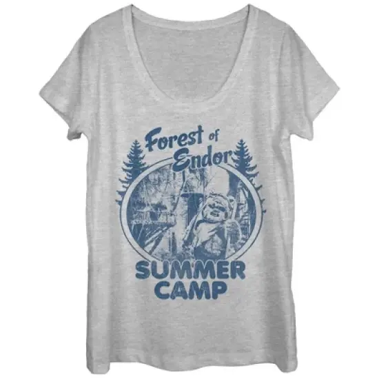 Women's Star Wars Forest of Endor Summer Camp Scoop Neck image {2}
