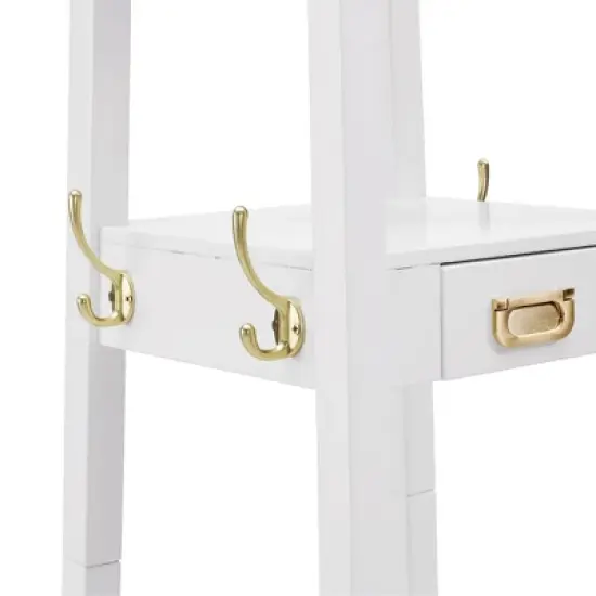 Peggy Pyramid Hall Tree White - Linon image {5}