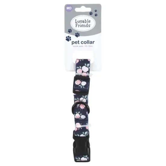 Luvable Friends Unisex Pet Collar, Floral image {1}