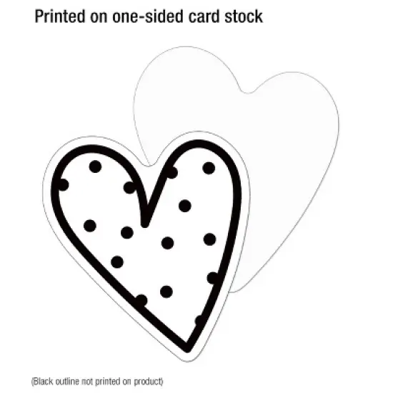 Carson Dellosa Education Doodle Hearts Cutouts (36 cut-outs) image {3}