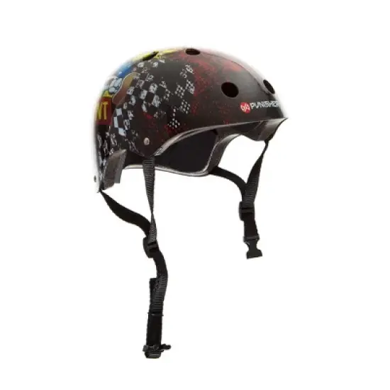 Punisher Skateboards TNT Multi-Sport Skateboard Helmet 11-vent Size Medium, Black image {1}