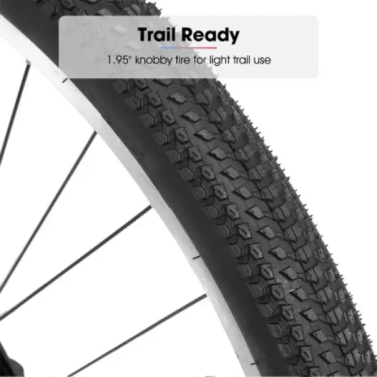 BAMCBASE 24" 26" Mountain Bike, 18 Speeds High-Carbon Steel Frame, Sport Cycling MTB Bicycle for Adult image {6}