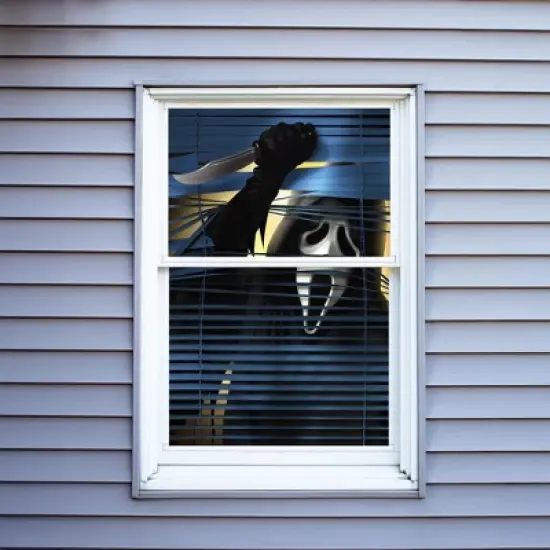 Funworld Ghost Face Window Creeper Halloween Decor image {3}