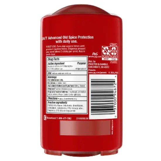 Old Spice Hardest Working Collection Sweat Defense Solid Antiperspirant & Deodorant Pure Sport Plus Twin Pack - 2.6oz image {2}