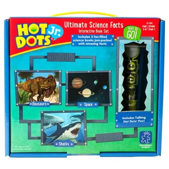 Educational Insights Hot Dots Jr. Ultimate Science Facts Interactive Book Set with Talking Pen image {5}