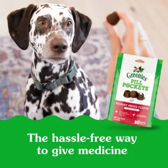 Greenies Pill Pockets Capsule Size Hickory and Chicken Flavor Chewy Dog Treats image {6}