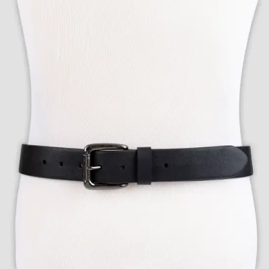 DENIZEN&reg; from Levi's&reg; Men's Embossed Chevron Belt - Black image {4}