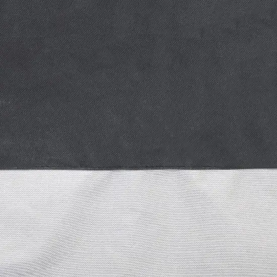 Sunnydaze Outdoor Weather-Resistant Heavy-Duty Polyester with PVC Backing Firewood Log Rack Cover - Gray and Black image {1}