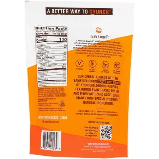 Catalina Crunch Maple Waffle Cereal - Case of 6/9 oz image {2}