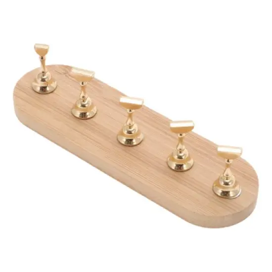 Unique Bargains Oval Nail Display Stand 1 Set image {5}