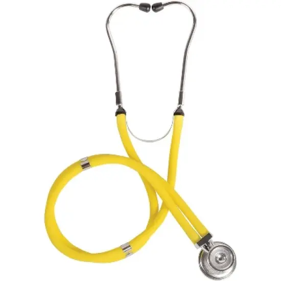 MABIS Stethoscope Sprague Rappaport 5 in 1 for Heart Sounds and Murmurs on Adult, Pediatric and Infants, 5 Interchangeable Chest Pieces, 22" Y Tubing image {3}