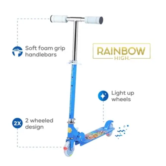 Rainbow High Aluminum Scooter with Light up wheels image {9}
