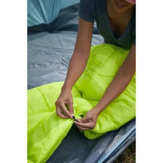 Coleman Kompact 40 Degree Sleeping Bag - Lime Green image {7}