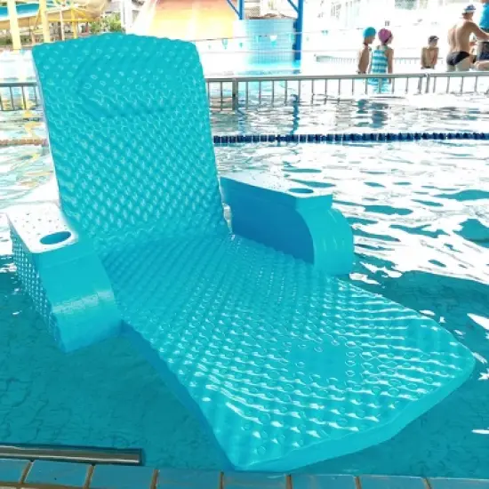 California Sun Deluxe Unsinkable La Jolla Lounger - Foam Cushion Pool Chaise Chair image {2}