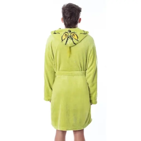 Dr. Seuss The Grinch Who Stole Christmas Adult Costume Character Fleece Robe image {4}