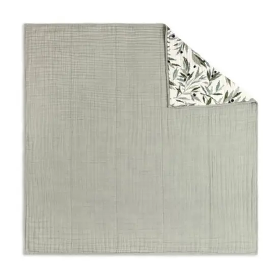 Babyletto Olive Branches Muslin Quilt image {1}