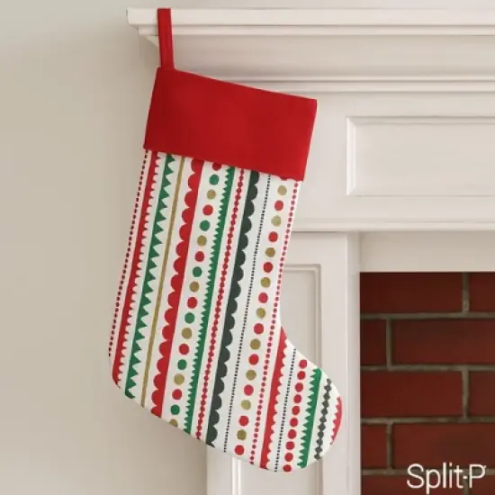 Split P Jingle Jangle Stocking Set of 2 image {4}